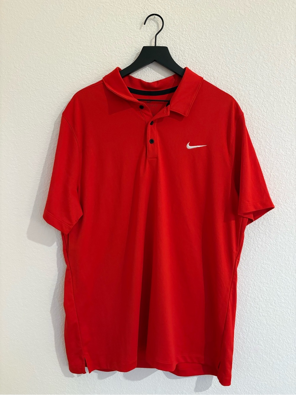 Nike Men’s Red Dri-FIT Polo Shirt - Size XL